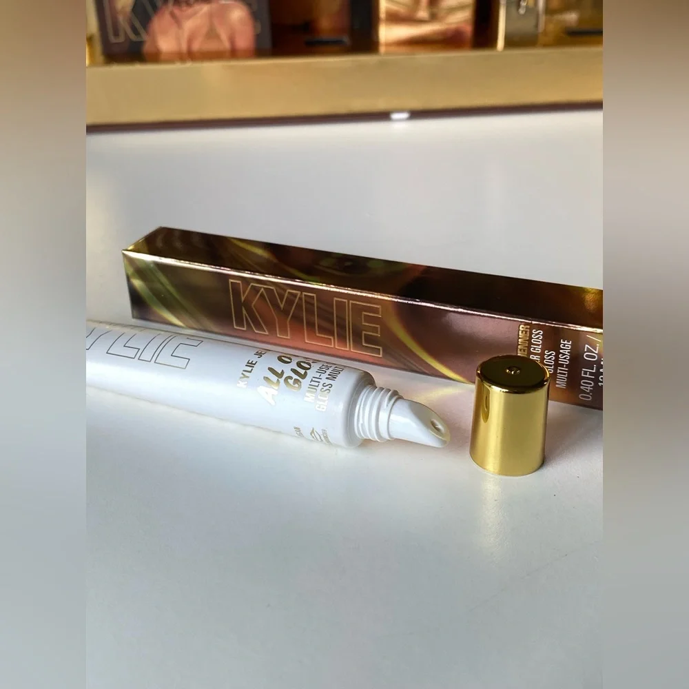 RARE! 24k Golden Birthday Collection Kylie Cosmetics PR Box Eyeshadow Lipstick - Picture 8 of 16